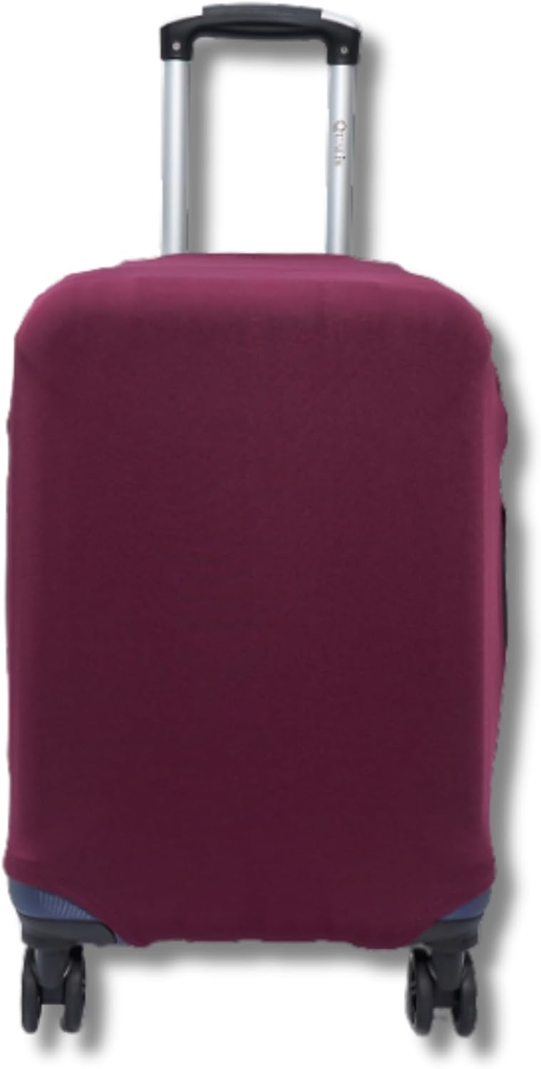 Capa Protetora para Mala de Viagem, Resistente Anti-Risco (Vinho, Pequeno) - Imagem 3