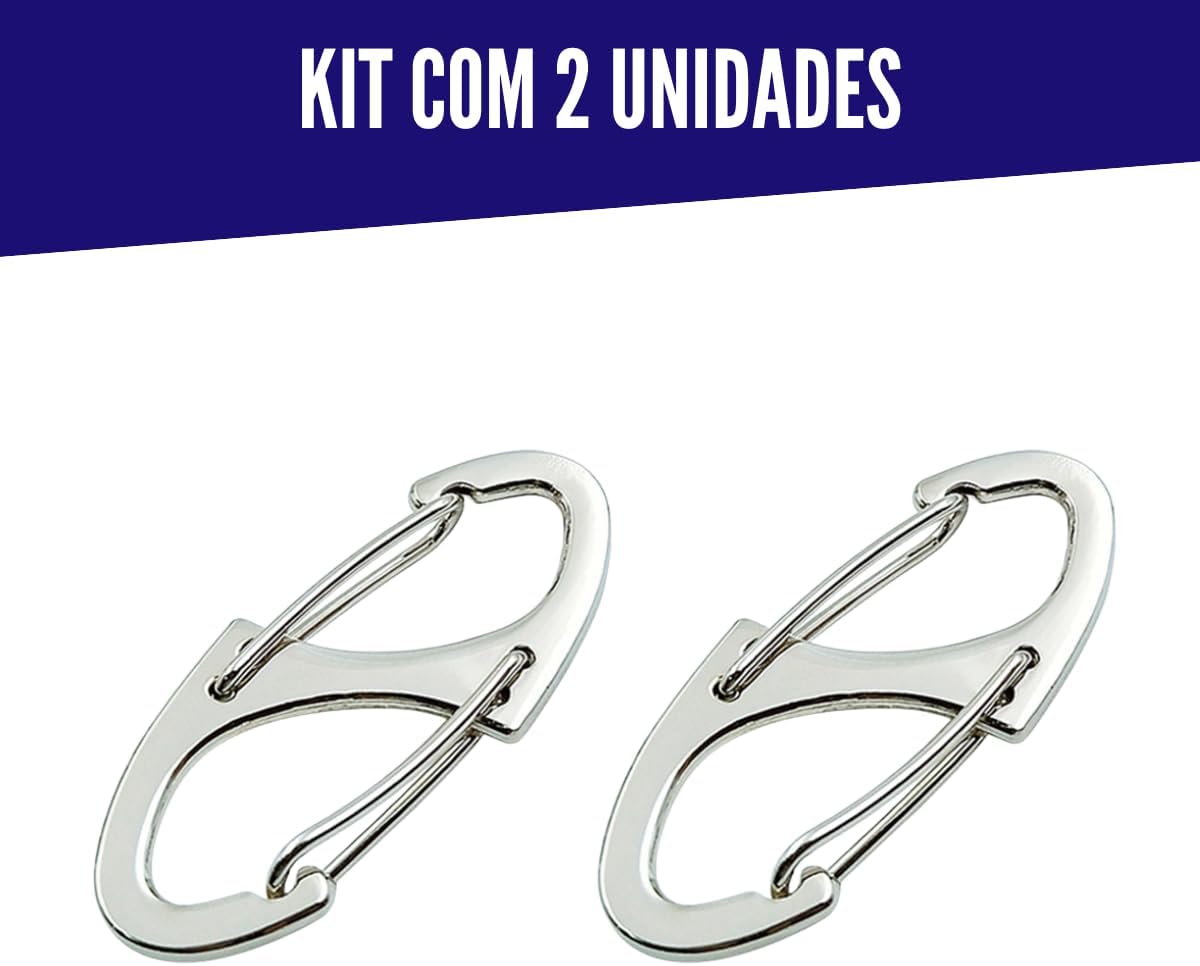 Clip antifurto para zíper trava mochilas bolsas Kit 2un - Imagem 4