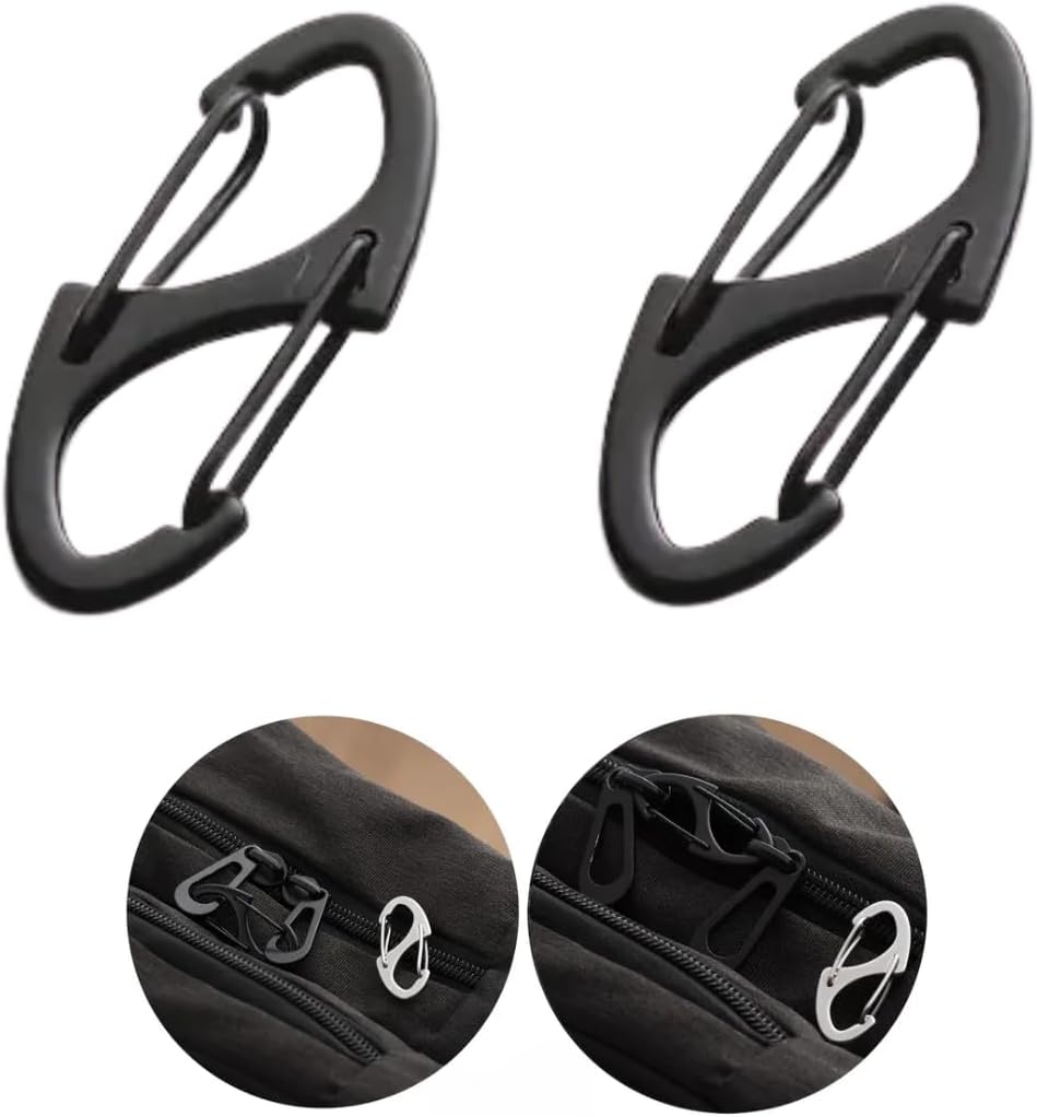 Clip antifurto para zíper trava mochilas bolsas Kit 2un - Imagem 6