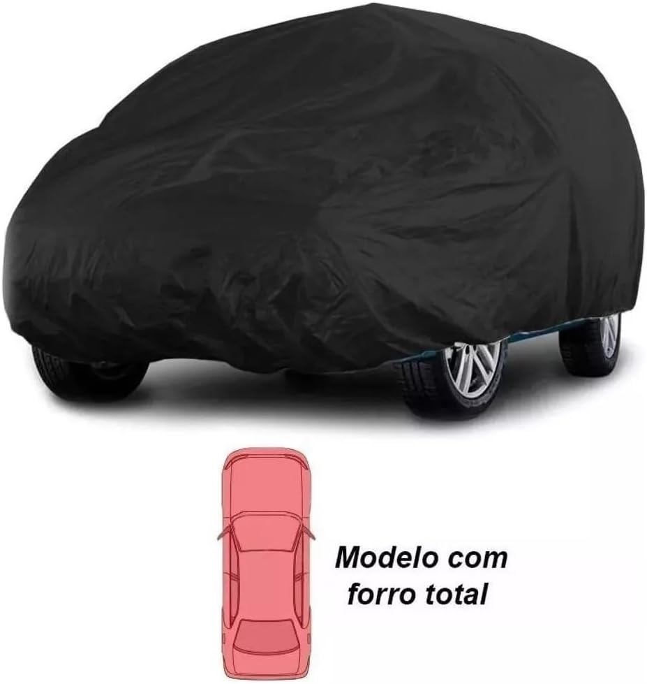 Capa Protetora Cobrir Carro em Couro 100% Forrada Impermável Não Risca Compatível Com (Onix Sedan.) - Imagem 3