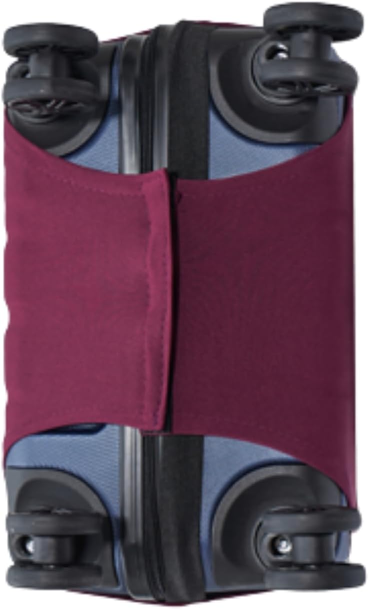 Capa Protetora para Mala de Viagem, Resistente Anti-Risco (Vinho, Pequeno) - Imagem 4