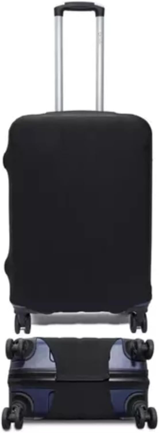 Capa Protetora para Mala de Bordo Viagem, 10kg Elástica, Resistente Anti-Risco Tamanho P Alt 47-50Cm Larg 32-35Cm Prof 20-23Cm (Preta) - Imagem 3