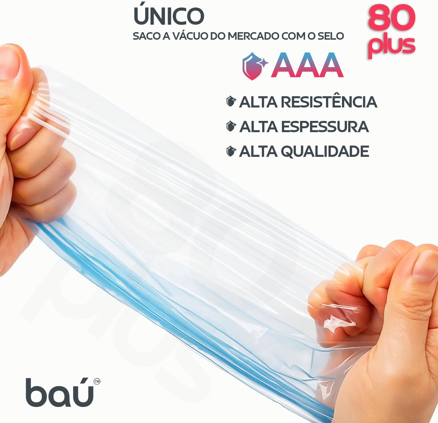 Saco a Vácuo Organizador 80 Plus 10 Unidades Kit Completo (5 M / 3 G / 2 XG) Bomba POWERSUG - Imagem 9