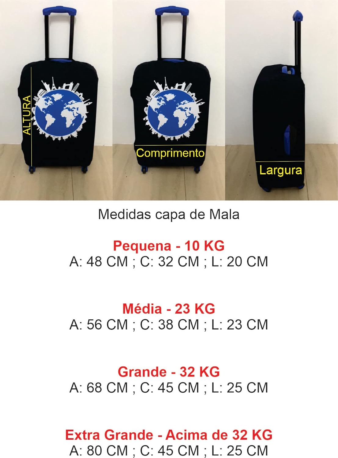 Capa de Mala Lisa G Púrpura - Imagem 7
