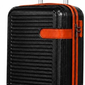 Mala de Viagem Pequena Bordo 360° Rígida com Rodinhas Giro Duplo e Cadeado Integrado, Leve, Resistente e Elegante para Avião e Viagens Curtas