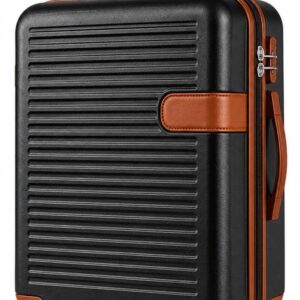 Mala de Bordo Premium 10kg ANAC com Rodas Duplas 360° e Cadeado TSA AntiFurto Rígida Leve Resistente Elegante para Viagens Curtas Avião e Bagagem de Mão Executiva (Grafite)