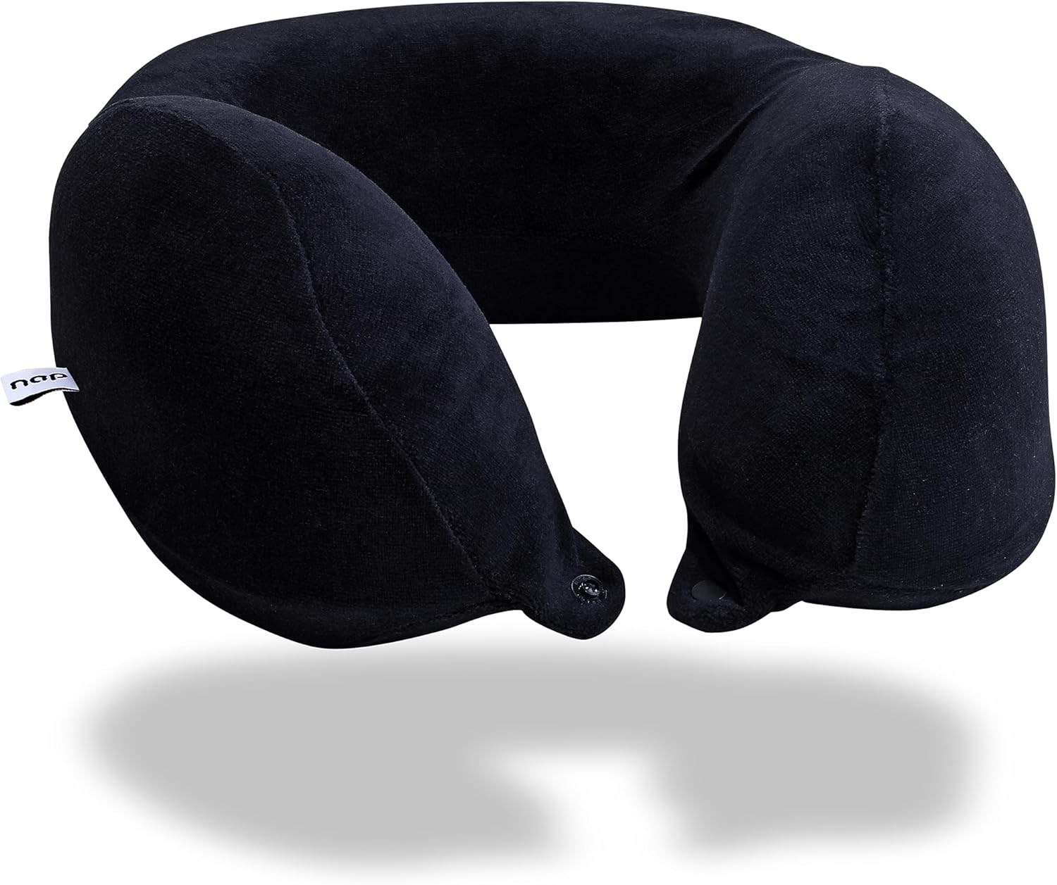 Travesseiro de pescoço para viagem Nasa Voyage Premium Ergonômico Preto Nap - Imagem 2