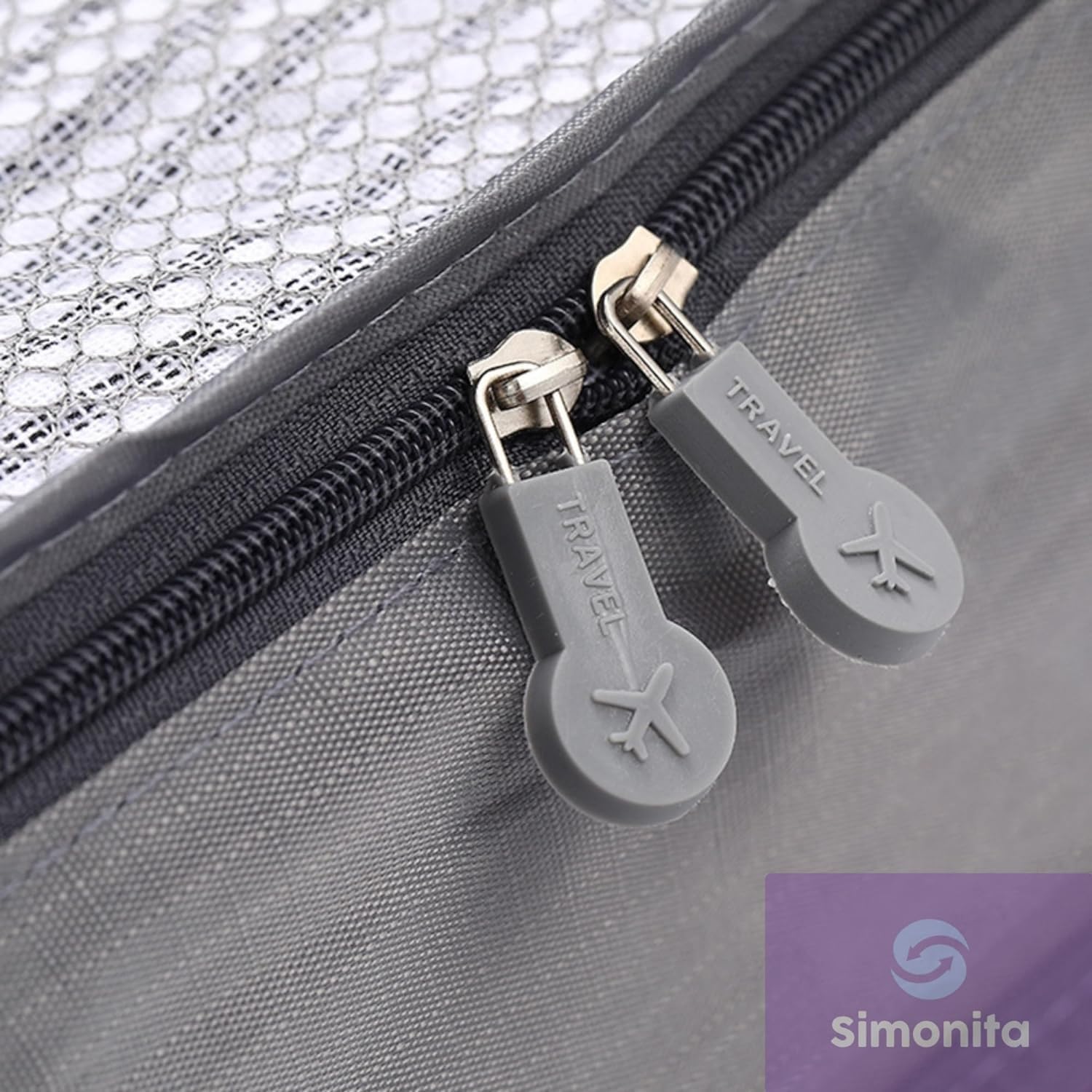 Kit Organizador de Mala de Viagem Prático 6 Peças Necessaires para Roupas, Maquiagens,cuecas calcinhas e meias Bagagen-Lene (Azul Turquesa) - Imagem 3