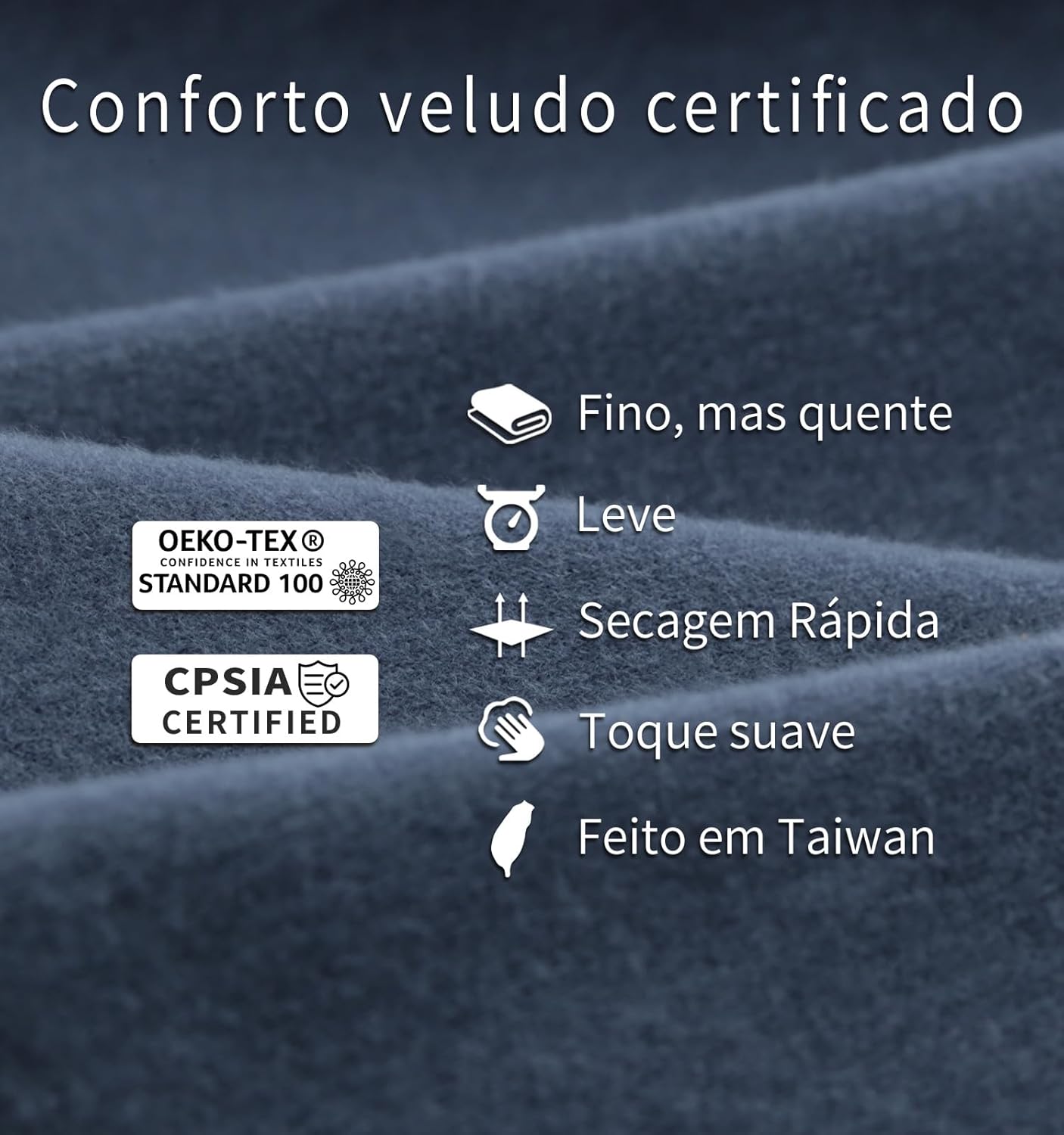Litume Cobertor de viagem leve e respirável, cobertor de avião macio 170 x 122 cm para viajantes, lençol de acampamento dobrável com saco de coisas para trem, acampamento, viagens(Cinza Azul Escuro) - Imagem 5