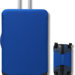 Capa Protetora para Mala de Viagem, Resistente Anti-Risco (Azul, médio)
