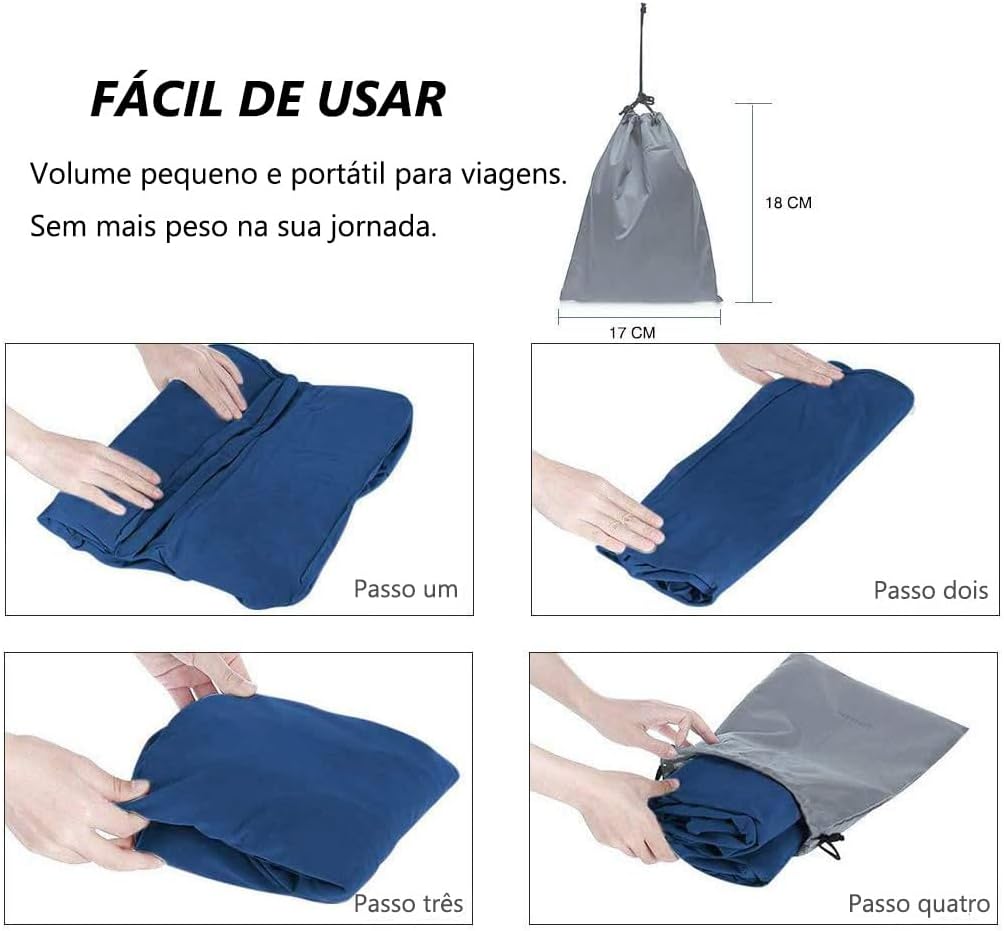 Apoio Inflável Pé Avião Viagem Almofada Criança Travesseira (Cinza) - Imagem 3