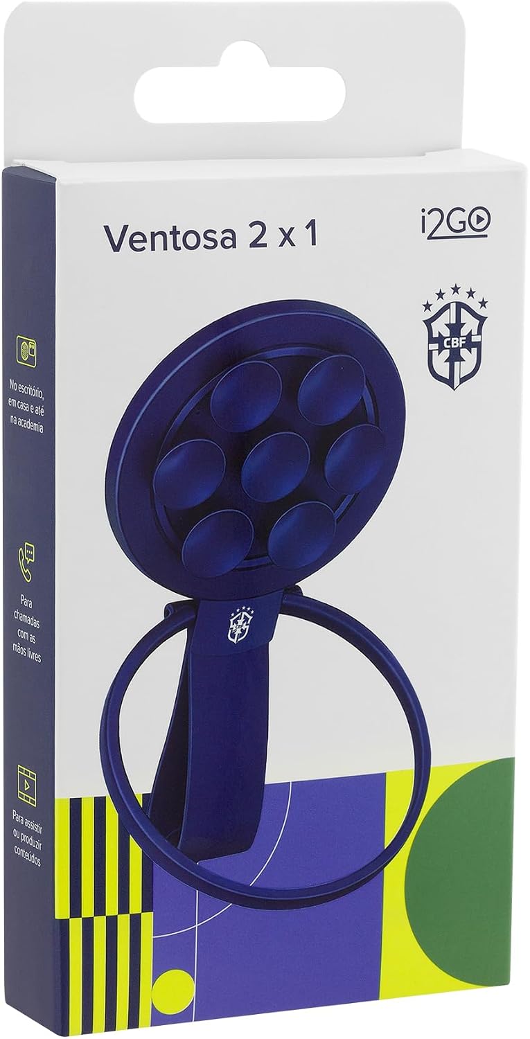 Ventosa 2 em 1 Magsafe com Stand i2GO CBF Azul - Imagem 8