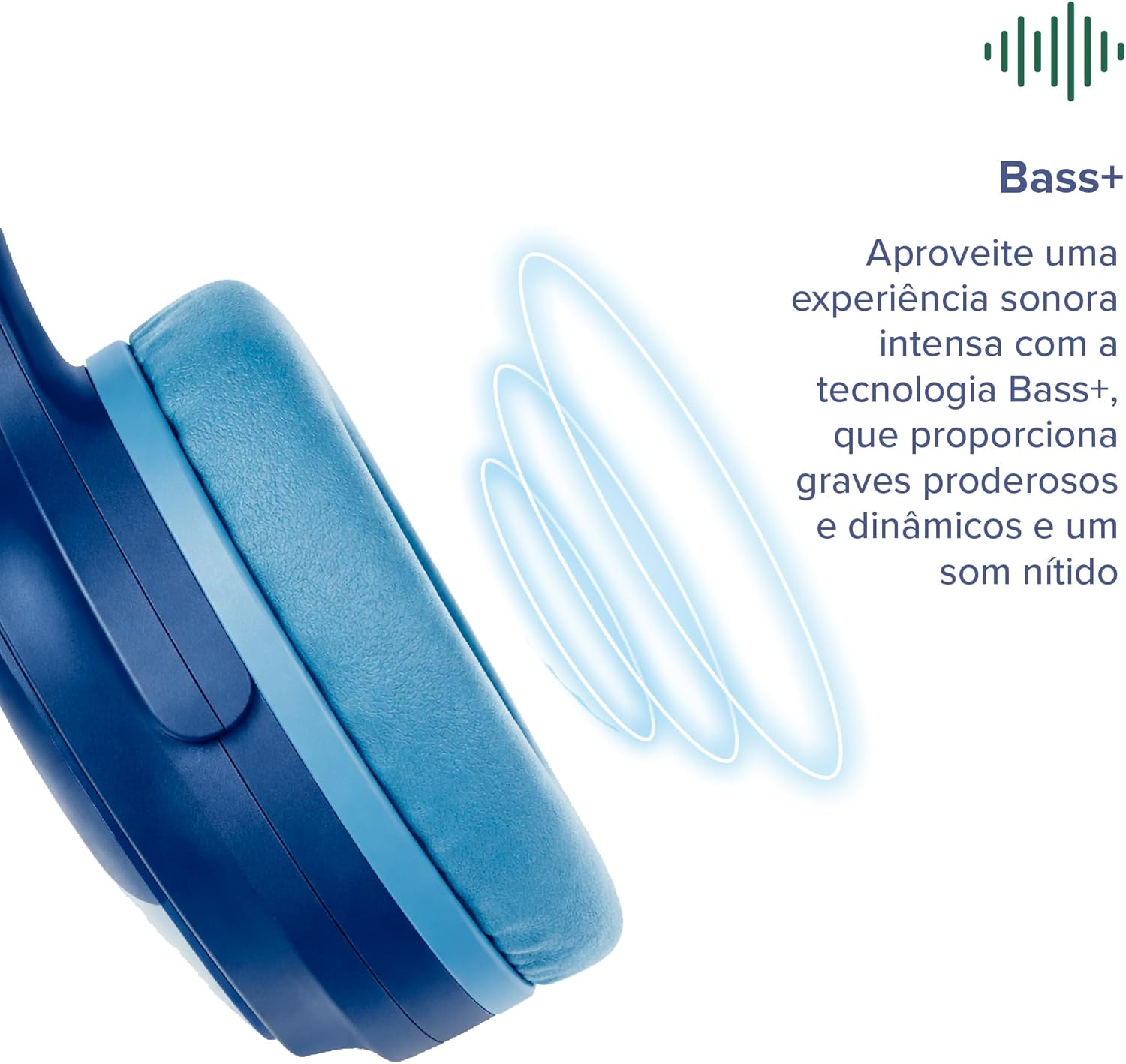 Headphone Bluetooth i2GO CBF Bass 560 com Cancelamento de Ruído Ativo ANC 33h de Bateria - Imagem 5