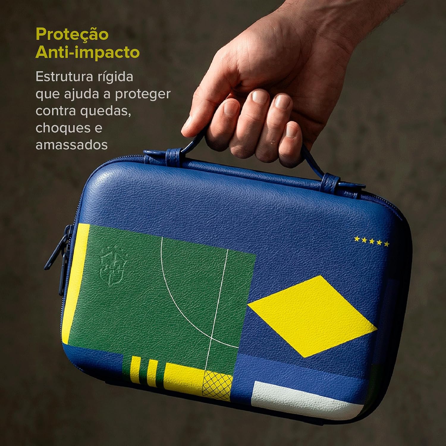 Estojo Organizador para acessórios i2GO CBF Azul - Imagem 2