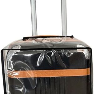Capa Protetora de Mala de Viagem - Pvc Cristal Transparente Grosso Resistente - P20 M24 G28 - Capa de Bagagem à prova D'água poeira sujeira Arranhões Diminui o Impacto (P - 20 Polegadas)