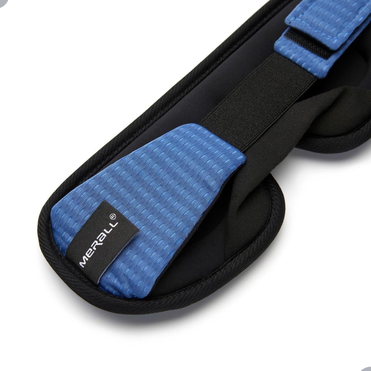 Máscara para Dormir 3D Premium, Tapa Olhos Ajustável, Design Anatômico, Disponível em Rosa e Azul (Azul) - Imagem 3