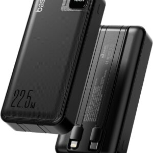 Basike Power Bank, Carregador Portátil Universal 20000mAh, Rápido 22,5W
